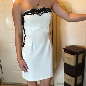 White cocktail dress